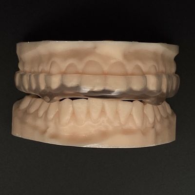 Clear Hard Soft Orthodontic Night Guard Breathability Heavy Duty Protection Occlusal Splint Hard/Soft